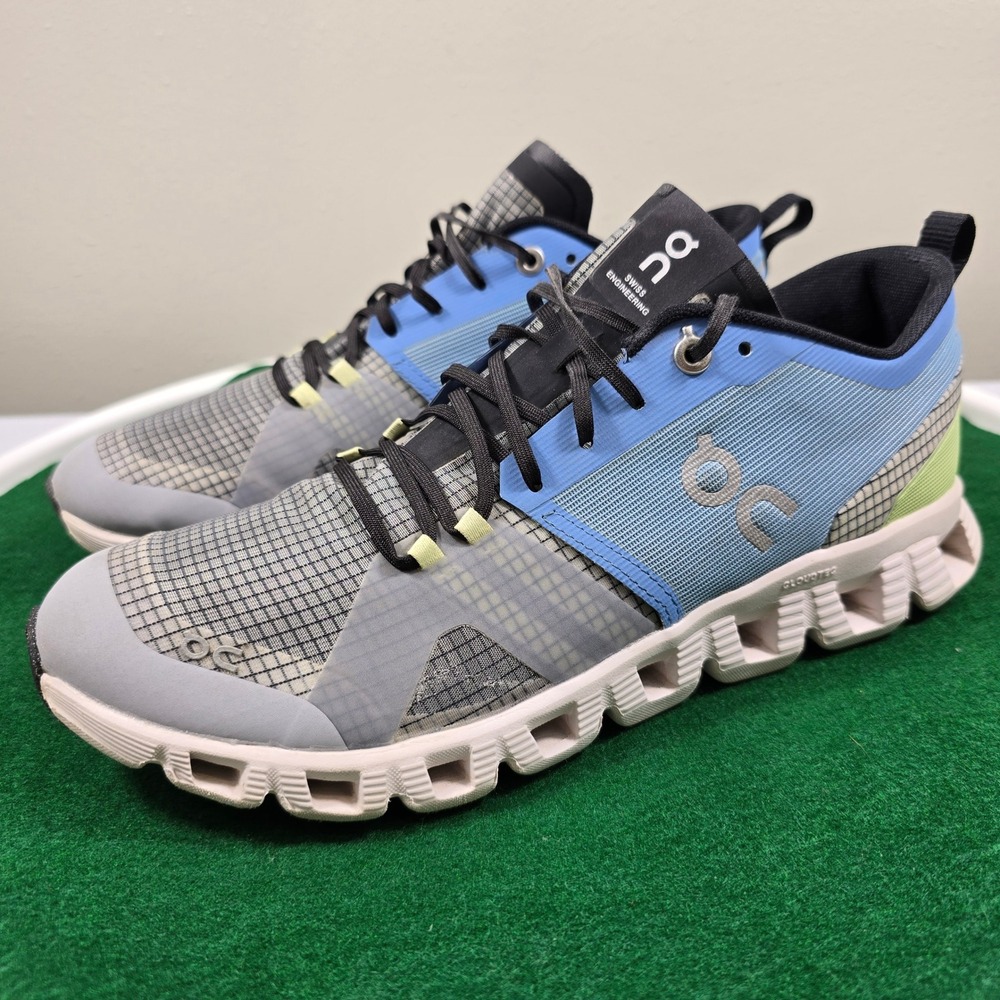 On CloudSwift Athletic Running Shoes Womens 8.5 Blue Grey Mesh Light Weight